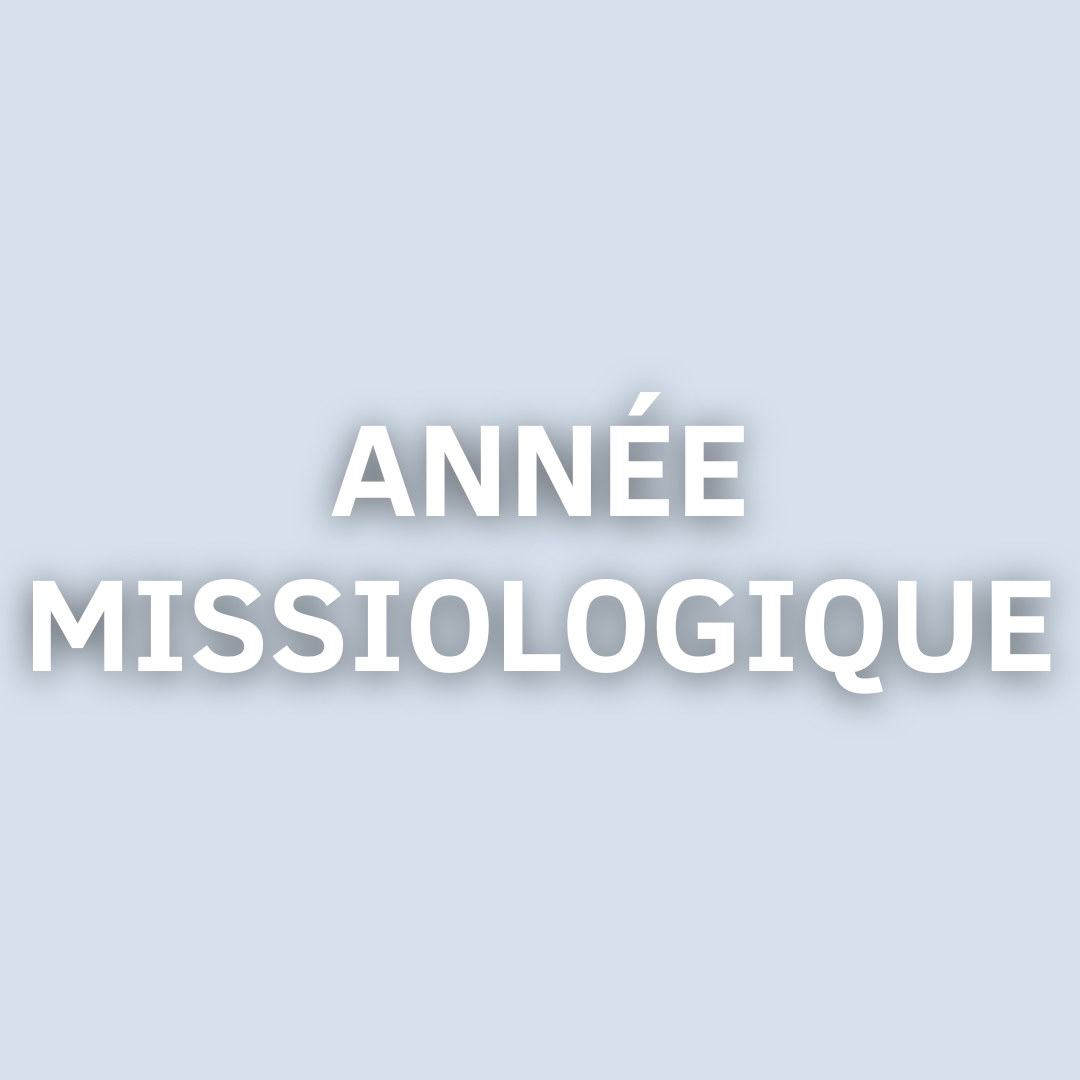 Modules de l'année 2024-2025 - axe missiologie